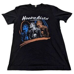 Hoodie Allen‎ Tour Shirt Womens Sz S Short Sleeve Black The Boys of Summer